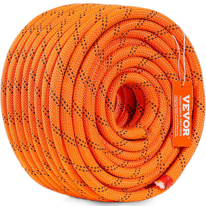 Arborist Klätterrep Dubbelflätad Polyester 1/2" x 120' 48-Stand