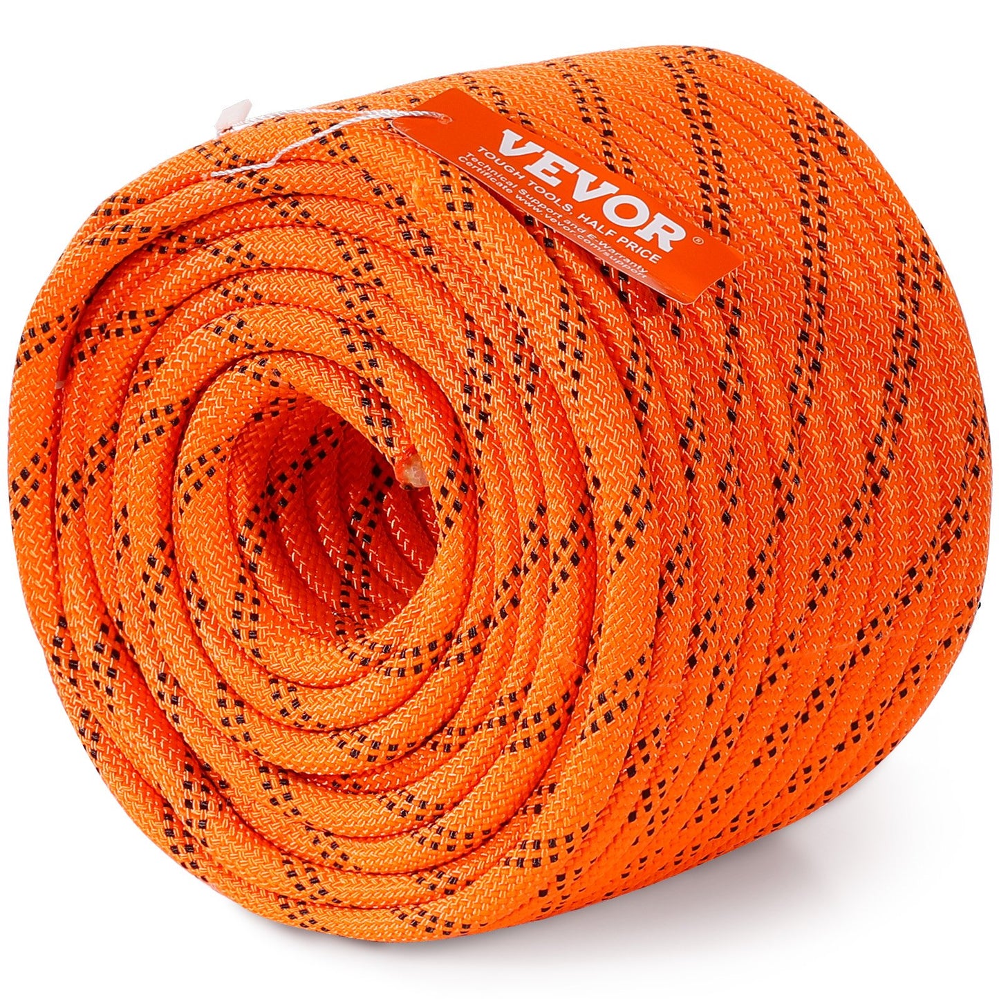 Arborist trädklättrrep dubbelflätad polyester 3/8" x 120' 48-strängar