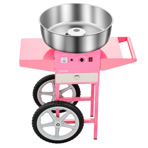 Kommersiell sockervaddsmaskin med vagn Sockervaddsmaskin 1000W Party |  EU