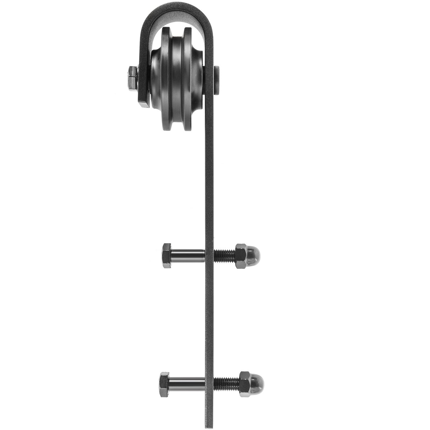 Sliding Barn Door Hardware Kit, 6FT Barn Door Kit, 330 LBS Load Bearing Double Barn Door Hardware Kit, Carbon Steel Barn Door Track, Door Stopper for 1.37-1.77" Thickness and 3FT Wide Door Panel