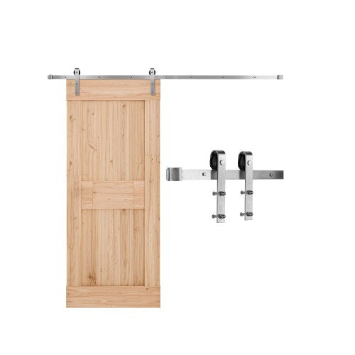 8FT Skjutdörrsdetaljersats för Enkel Skjutdörr Silver |  EU