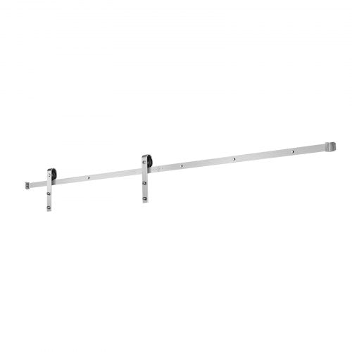 8FT Skjutdörrsdetaljersats för Enkel Skjutdörr Silver |  EU