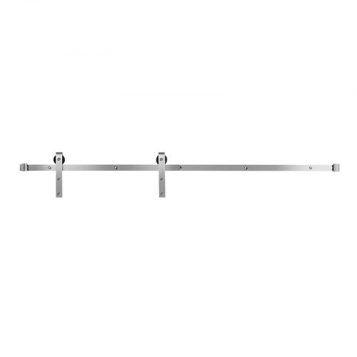 6FT Sliding Door Kit for Single Sliding Door Silver | EU