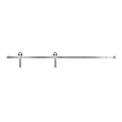 6FT Sliding Door Kit for Single Sliding Door Silver | EU
