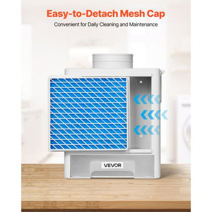 3-in-1 ventilation kit for indoor tumble dryers with water box fits 99 mm exhaust pipe