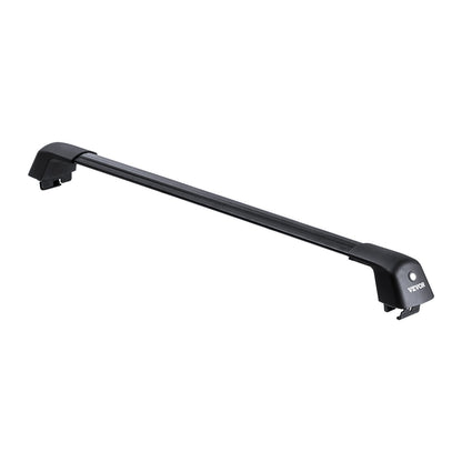 Universal Roof Rack Crossbar Max 47.6" Fits grooved side rails without gaps