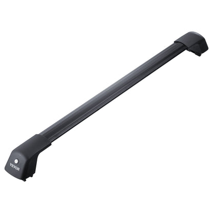 Universal Roof Rack Crossbar Max 47.6" Fits grooved side rails without gaps