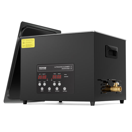 15L Ultrasonic Cleaning Machine with Basket Heater and Timer 360W