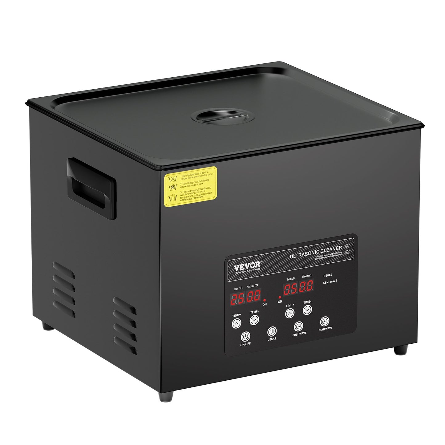15L Ultrasonic Cleaning Machine with Basket Heater and Timer 360W