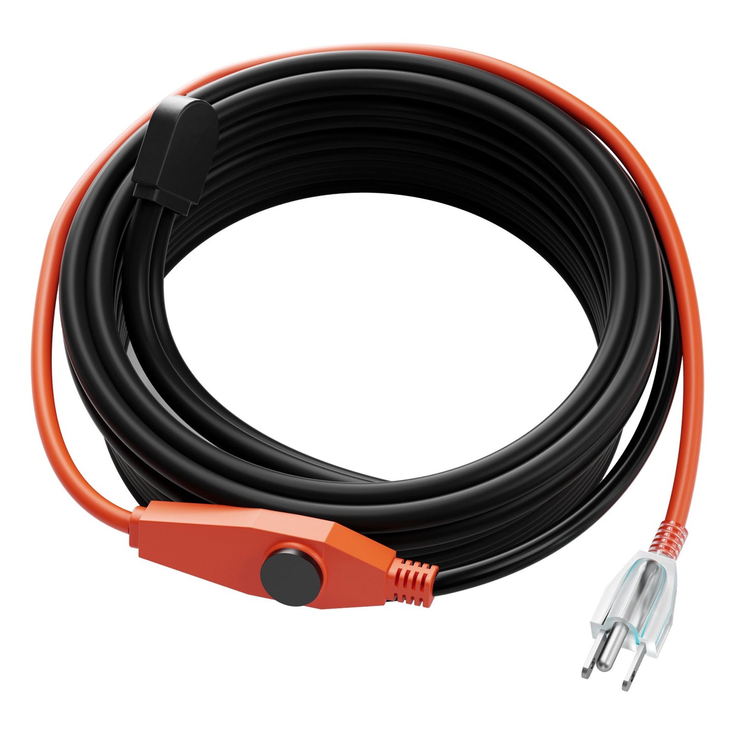 Rohrheizkabel 25m 23W/m Heizband für Rohre mit eingebautem Thermostat