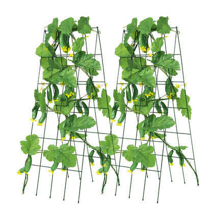 A-Frame Cucumber Trellis 39" x 32" Collapsible Metal Garden Trellis