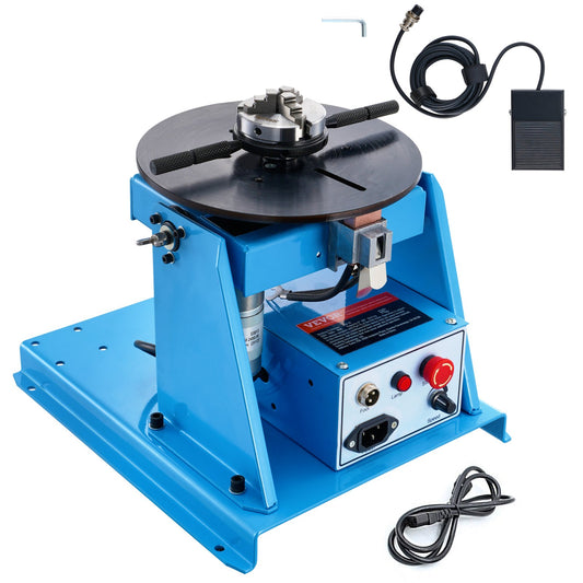 10KG Rotary Welding Positioner 0-90° Positioning Turntable 1-12RPM
