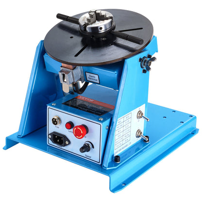 10KG Rotary Welding Positioner 0-90° Positioning Turntable 1-12RPM