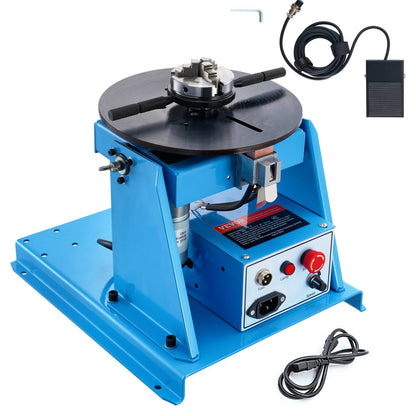 10KG Rotary Welding Positioner 0-90° Positioning Turntable 1-12RPM