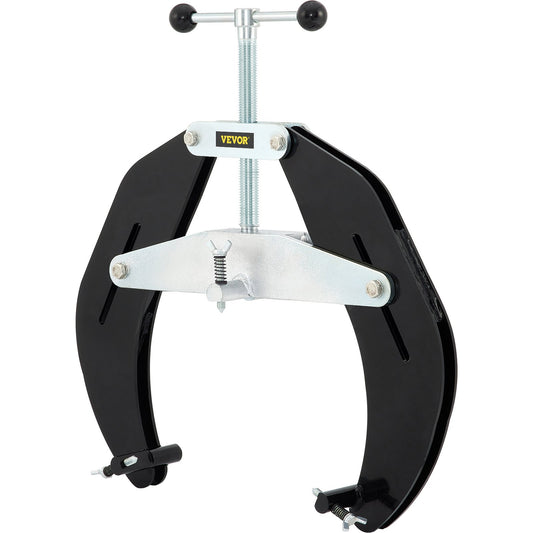 Ultra Clamp, 5 bis 12 Zoll Durchmesser, hochfeste Rohrschelle mit Schnellspannschrauben, Stahlrohr-Ausrichtungswerkzeug mit leichtem Design, schwarz