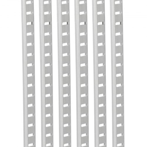 hyllskena 72,3 tum, 20-pack justerbara väggmonterade hyllor i stål, pilaster |  EU
