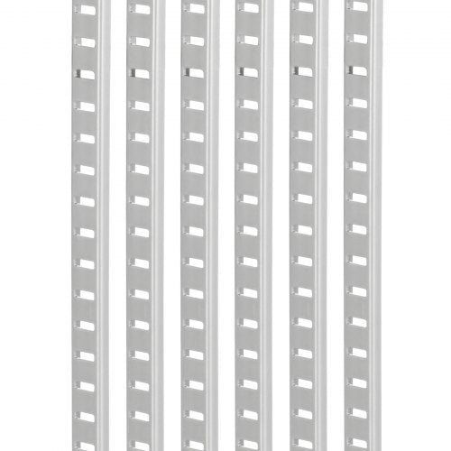 hyllskena 72,3 tum, 20-pack justerbara väggmonterade hyllor i stål, pilaster |  EU