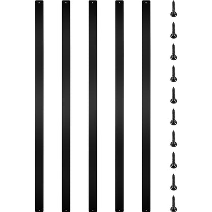 Deckbaluster, Metall-Deckspindeln, 76 Stück, 74,5 cm, Geländer aus Aluminiumlegierung