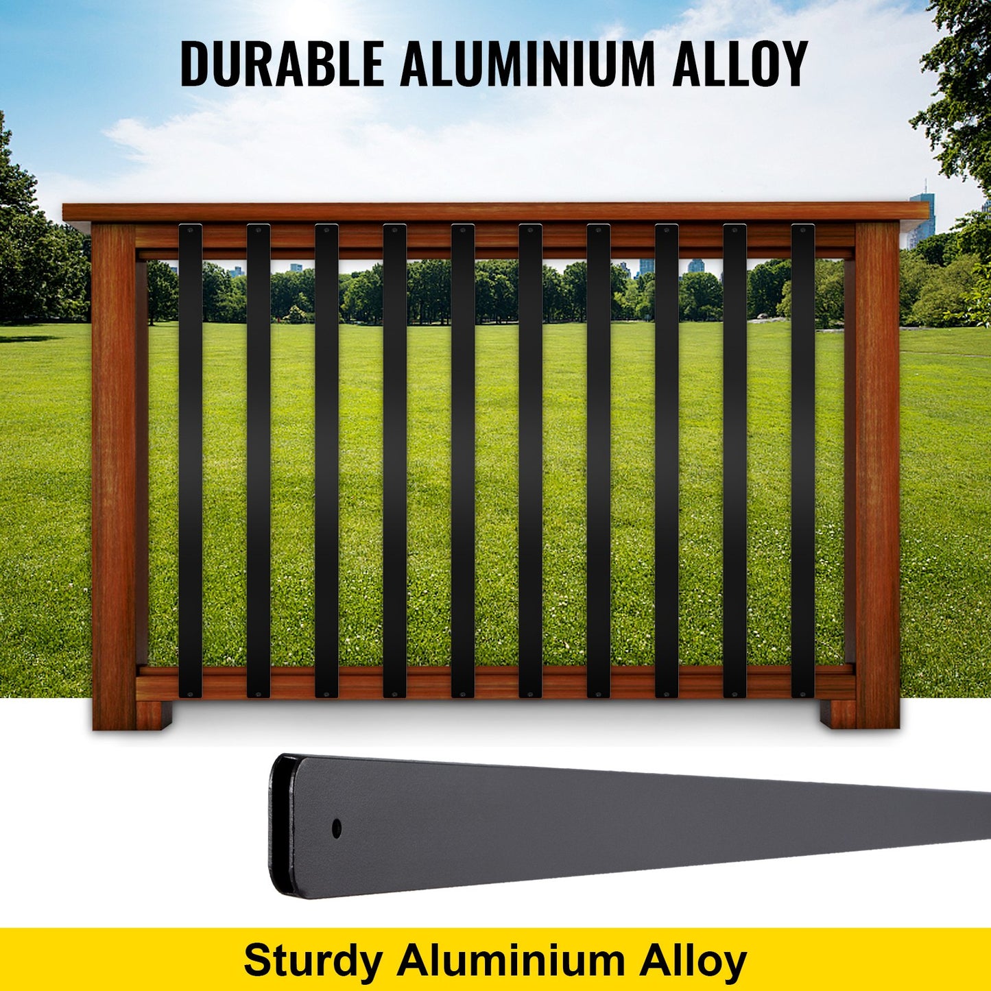 Deckbaluster, Metall-Deckspindeln, 76 Stück, 74,5 cm, Geländer aus Aluminiumlegierung