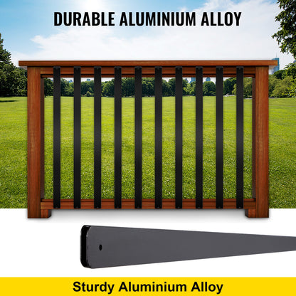 Deckbaluster, Metall-Deckspindeln, 76 Stück, 74,5 cm, Geländer aus Aluminiumlegierung