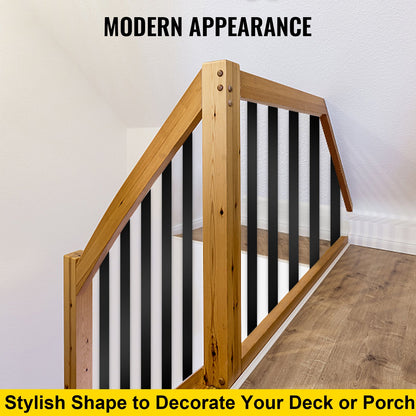Deckbaluster, Metall-Deckspindeln, 76 Stück, 74,5 cm, Geländer aus Aluminiumlegierung