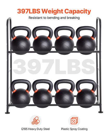 Tire storage rack 2-shelf tire holder that holds up to 8 standard tires