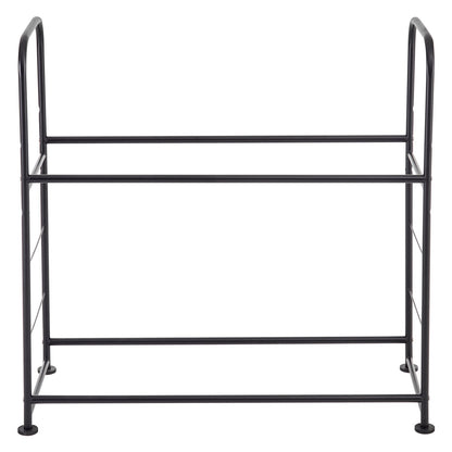 Tire storage rack 2-shelf tire holder that holds up to 8 standard tires