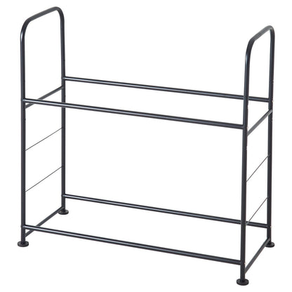 Tire storage rack 2-shelf tire holder that holds up to 8 standard tires