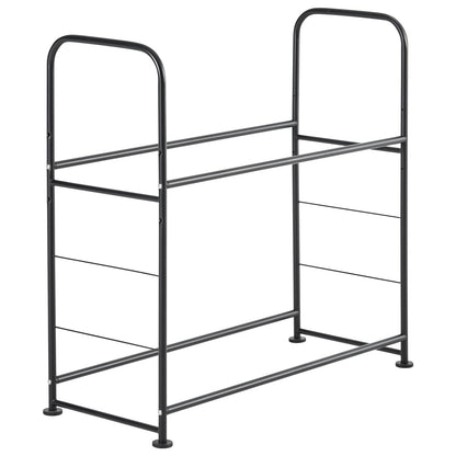 Tire storage rack 2-shelf tire holder that holds up to 8 standard tires