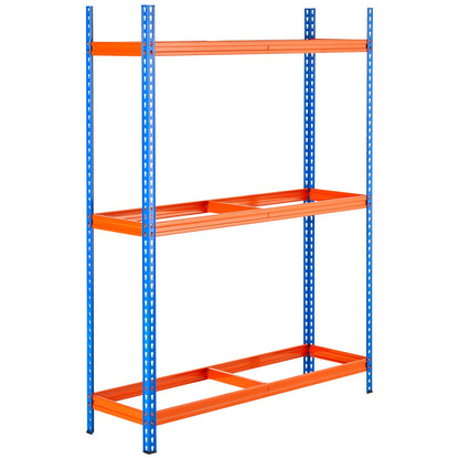 Tire storage rack 3-shelf tire holder that holds up to 18 standard tires