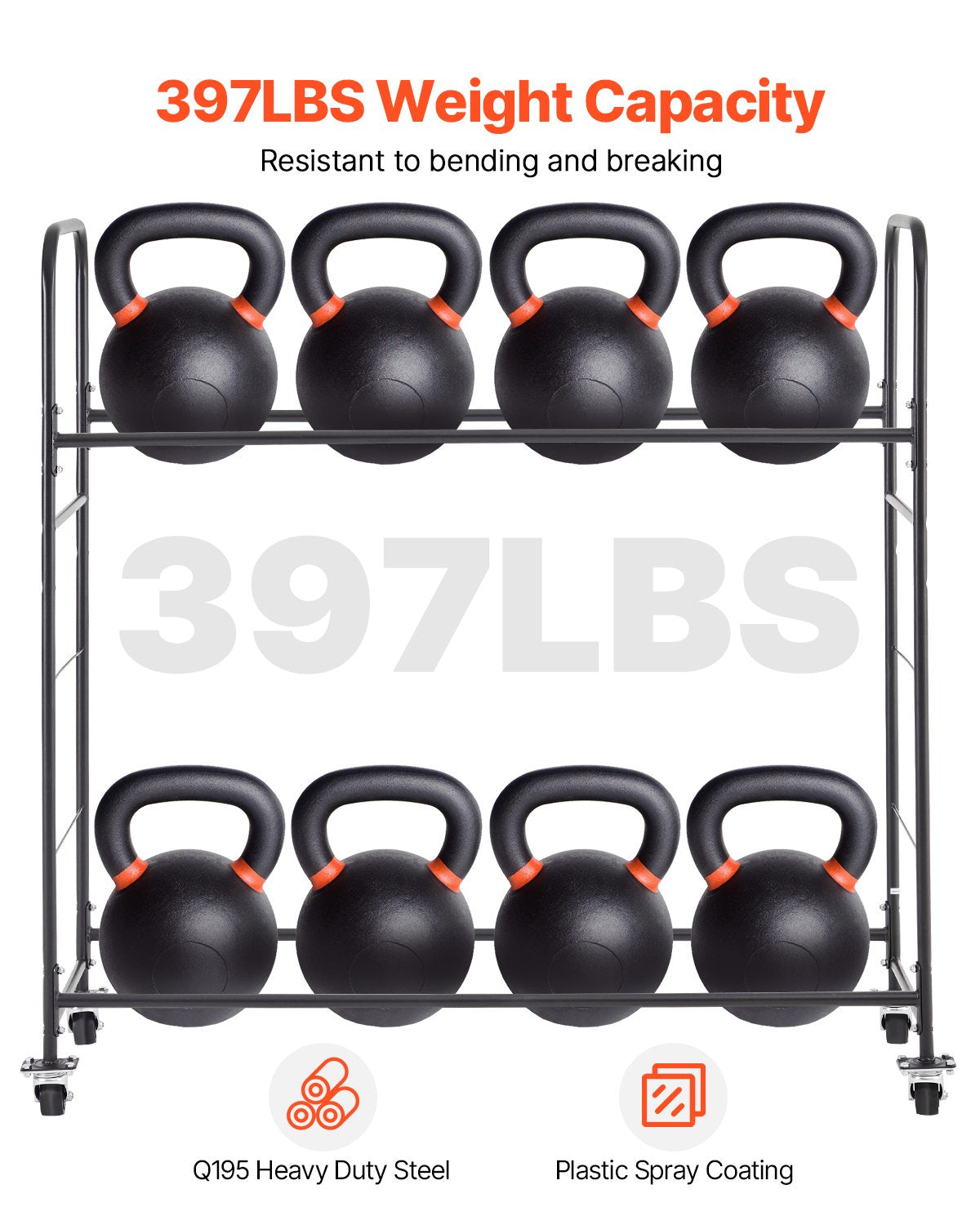 Rolling Tire Storage Rack 2-Shelf Tire Holder Holds up to 12 Standard Tires