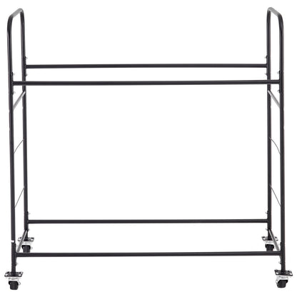 Rolling Tire Storage Rack 2-Shelf Tire Holder Holds up to 12 Standard Tires