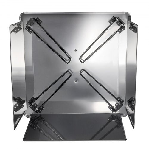 Eldstadsvärmeavledare 645x645x370 mm Brännarskydd Rostfritt Stål