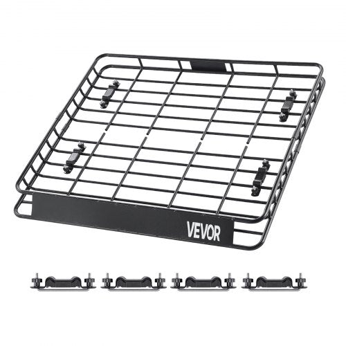 Roof Rack Cargo Carrier Basket 43 x 50 x 4.1 inch Car Roof Luggage Carrier | EU