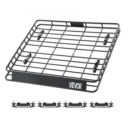 Roof Rack Cargo Carrier Basket 43 x 50 x 4.1 inch Car Roof Luggage Carrier | EU