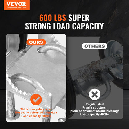 Sliding Gate Kit 6” Adjustable Heavy Duty Rolling Hardware 600 lbs load