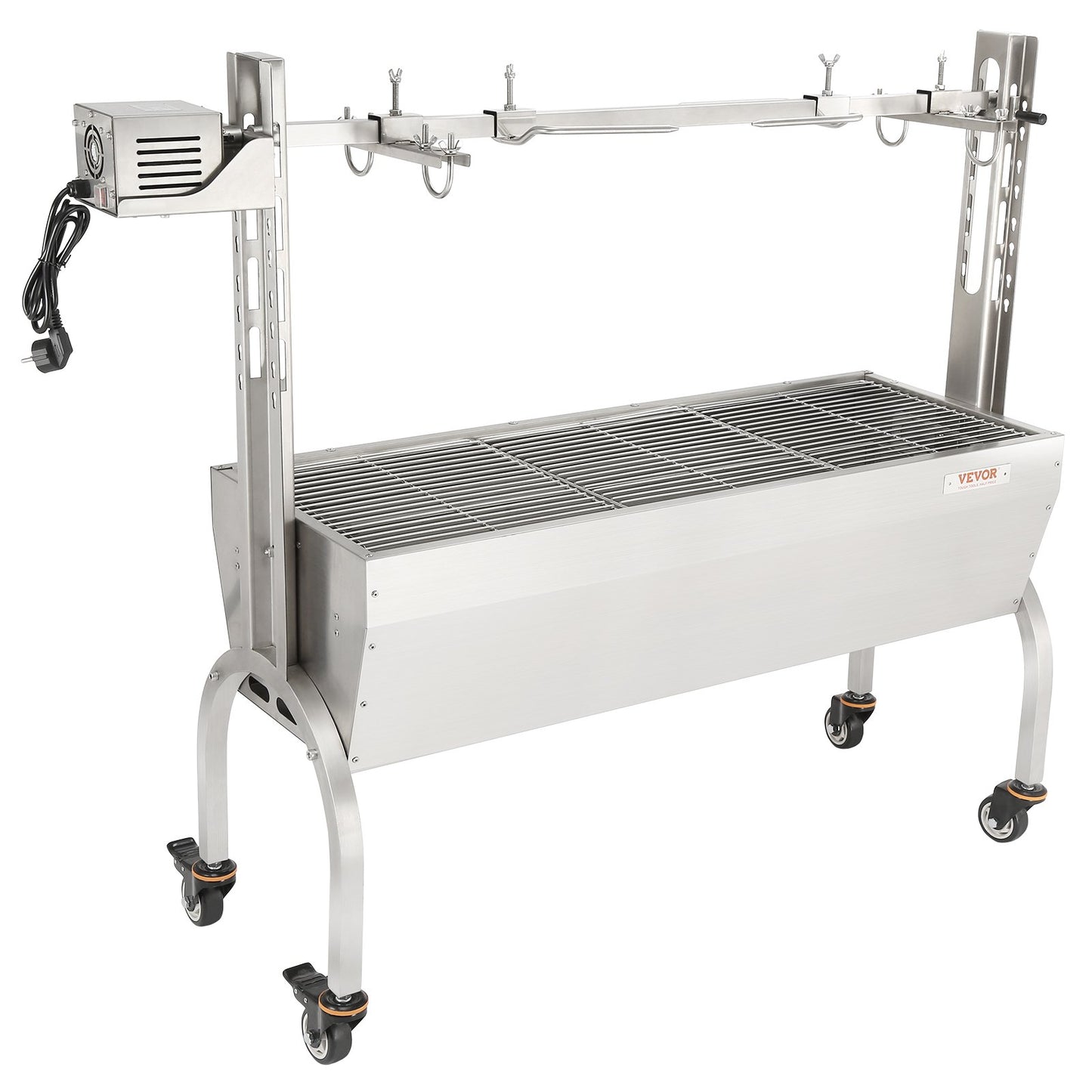 Roaster Spit Rotisserie BBQ Grill Whole Pig Lamb Chicken Roast 50W 90LBS