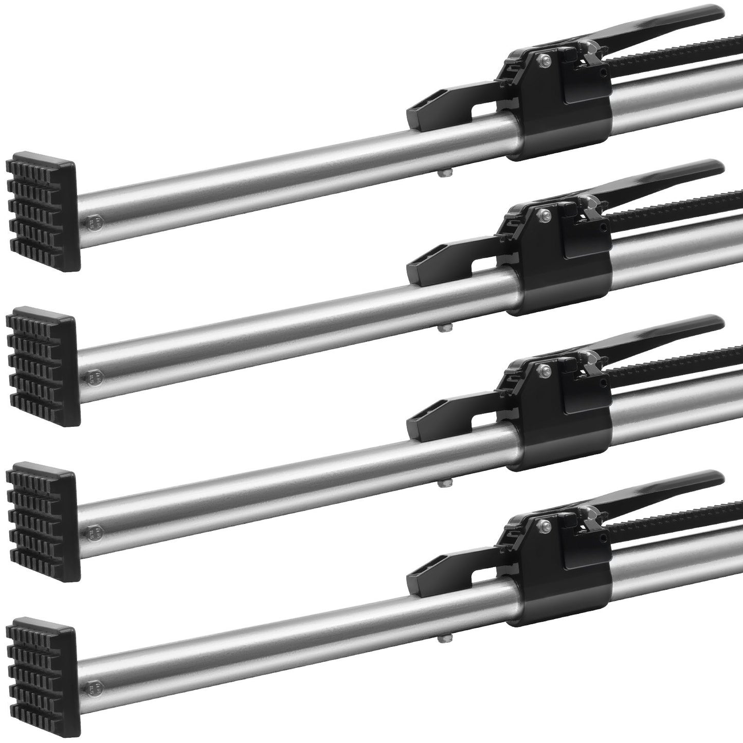Load Bar, Lockable Load Bar Adjustable from 89" to 104", Heavy Duty Steel Load Stabilizer with 309 lbs Capacity, Load Bar for Truck Beds for Truck Beds, Trailers, Semi-Trailers (4 Pack)