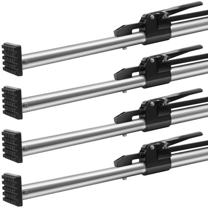 Load Bar, Lockable Load Bar Adjustable from 89" to 104", Heavy Duty Steel Load Stabilizer with 309 lbs Capacity, Load Bar for Truck Beds for Truck Beds, Trailers, Semi-Trailers (4 Pack)