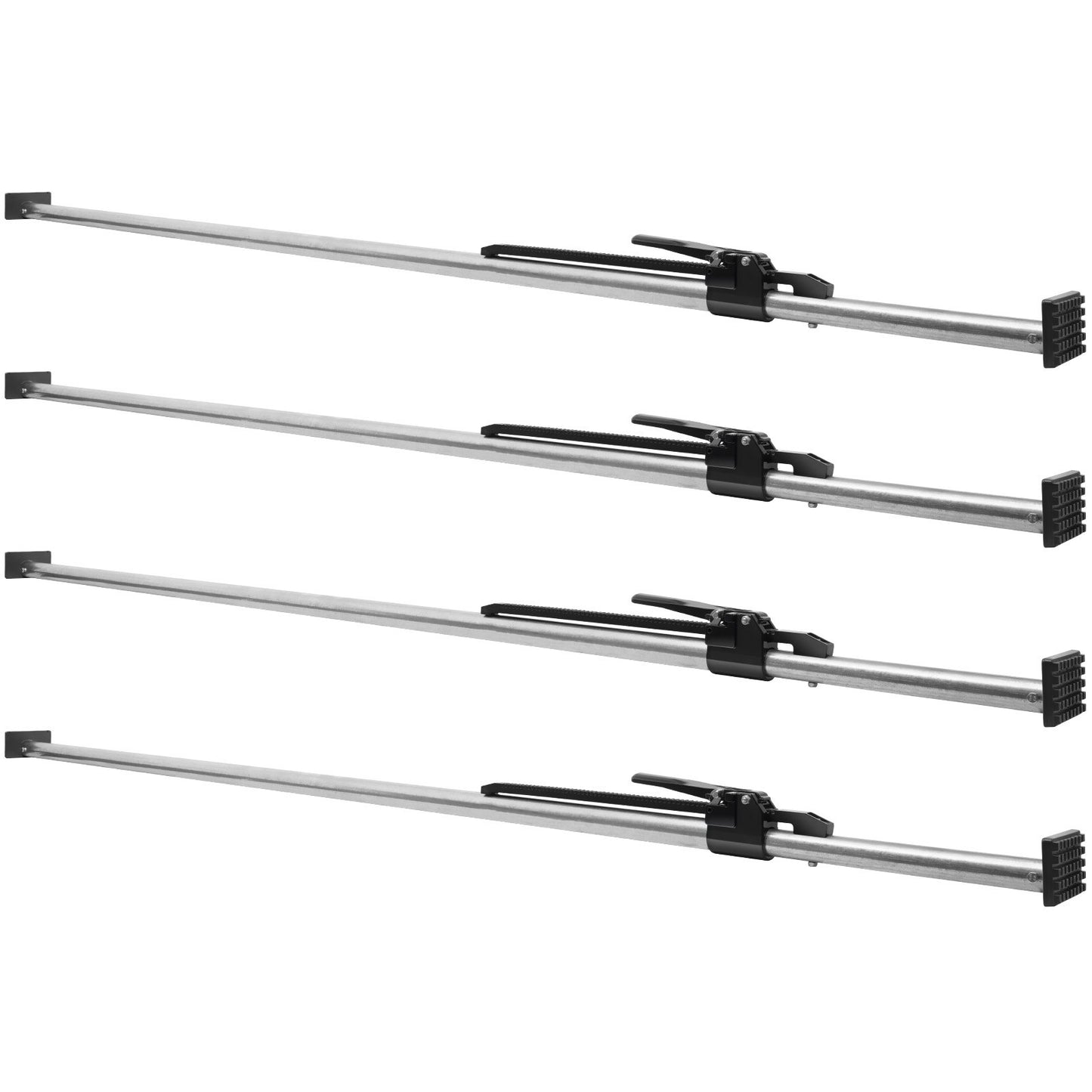 Load Bar, Lockable Load Bar Adjustable from 89" to 104", Heavy Duty Steel Load Stabilizer with 309 lbs Capacity, Load Bar for Truck Beds for Truck Beds, Trailers, Semi-Trailers (4 Pack)