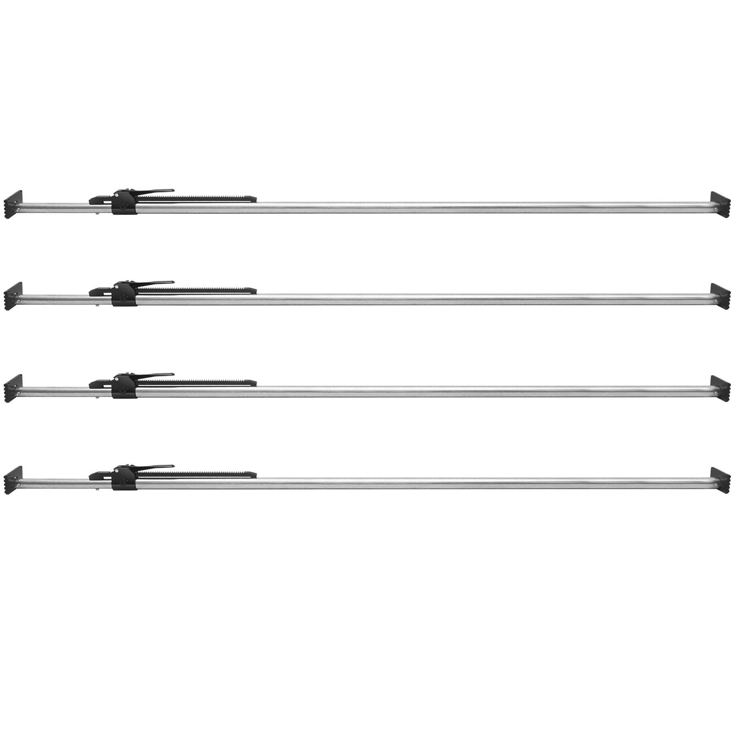 Load Bar, Lockable Load Bar Adjustable from 89" to 104", Heavy Duty Steel Load Stabilizer with 309 lbs Capacity, Load Bar for Truck Beds for Truck Beds, Trailers, Semi-Trailers (4 Pack)
