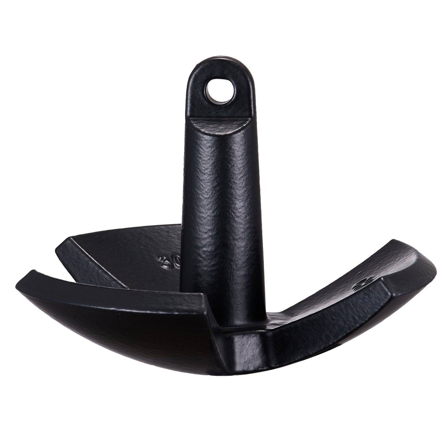 River Anchor, 30 LBS Båtankare Gjutjärn Svart Vinylbelagd, marinklassad svampankare för båtar upp till 30 fot, imponerande hållkraft i flod- och lerbottensjöar