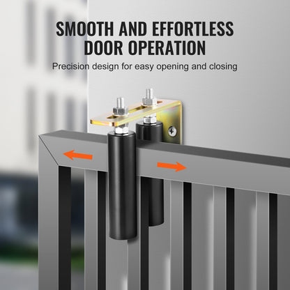 Sliding Gate Kit 6” Rullande hårdvara med L-fäste