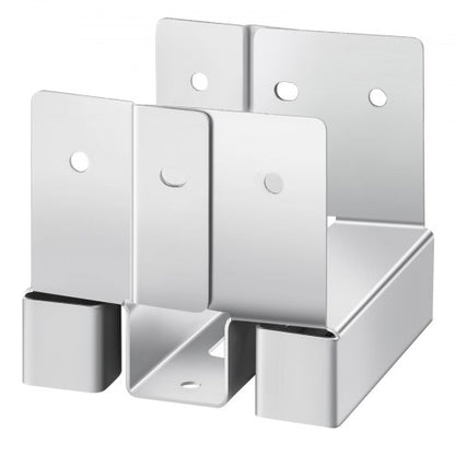 1-pack 4x4 stolpankare för betong, innerstorlek 3,53x3,56 tum