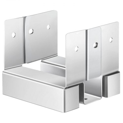 1-pack 4x4 stolpankare för betong, innerstorlek 3,53x3,56 tum