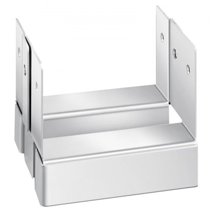 1-pack 4x4 stolpankare för betong, innerstorlek 3,53x3,56 tum