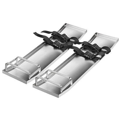 Betong Knäbrädor 30'' x 8'' Slider Knee Boards, Kneeler Board Rostfritt stål Kneeboards, Betongreglage Par rörliga skjutreglage, med betongbrädesband för cement och betongfinishi