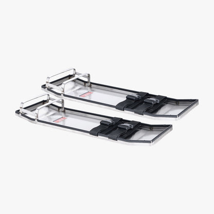 Betong Knäbrädor Rostfritt stål, 28'' x 8'' Betongslider, Knä Brädor för Betong, Betong Knäskydd Par rörliga skjutreglage, med brädband för cement och betong efterbehandling