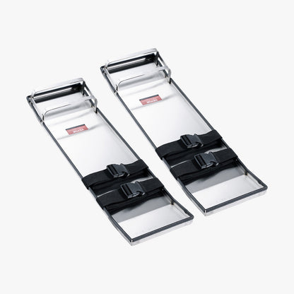 Betong Knäbrädor Rostfritt stål, 28'' x 8'' Betongslider, Knä Brädor för Betong, Betong Knäskydd Par rörliga skjutreglage, med brädband för cement och betong efterbehandling