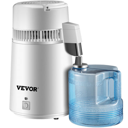 4L Pure Water Distiller 1L/h Vattenrenare Filter Dental Medical Home 220V